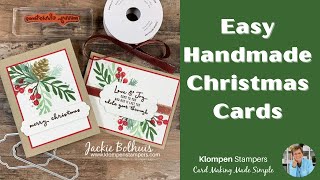 DIY Popup Card for Christmas Popup Christmas Card [upl. by Cassell]