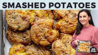 Smashed Potatoes  BEST CRISPY EDGES [upl. by Netsew]