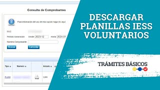 ¿Cómo descargar las planillas IESS de afiliados voluntarios [upl. by Neelya]