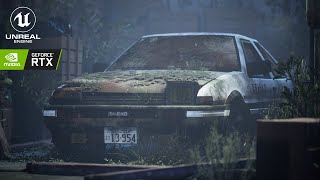 Takumis Abandoned AE86  Initial D  Unreal Engine 4 RTX [upl. by Carrie]