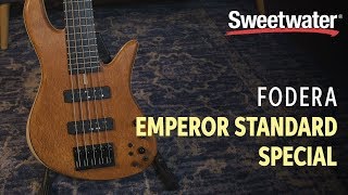 Fodera Emperor Standard Special Bass Review [upl. by Akeme893]