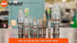 How to choose the right relief valve  Sun Hydraulics [upl. by Nitsirk]