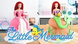 THE LITTLE MERMAID 🦀Princess Ariel Doll Cake 🐠Tan Dulce [upl. by Akcirre]