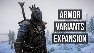 Skyrim Mods Armor Variants Expansion SSE PC  Xbox One [upl. by Niloc920]