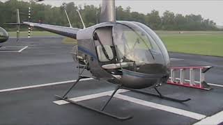 Part 1  Detailed Preflight Inspection of an Robinson R22 Helicopter [upl. by Laban]