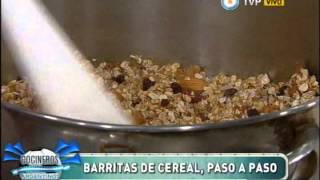 Barritas de cereal el paso a paso [upl. by Mond]