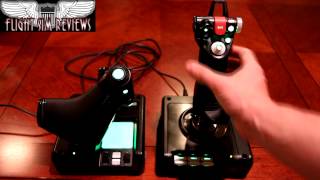 Saitek X52 Pro Joystick Review HD [upl. by Elyrehc]