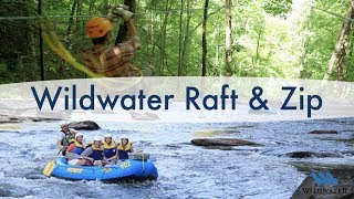 Wildwater Rafting amp Canopy Tours 4 Rivers 5 Zipline Courses Around the Smokies [upl. by Andee]