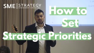 How to Set Strategic Priorities in Your Plan [upl. by Rebmat]