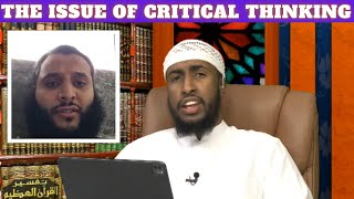 Ustadh Abdurrahman Hassan Refutes Mohammed Hijab’s Obsession With Critical Thinking [upl. by Rodmann876]