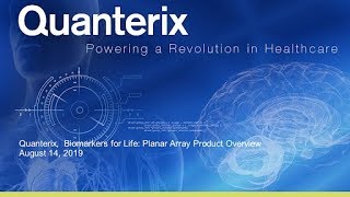 Quanterix Biomarkers for Life Planar Array Product Overview [upl. by Ahtnams]