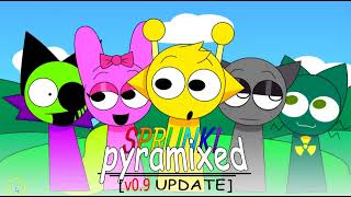 MOST POPULAR VIDEO Sprunki Pyramixed 09 UPDATE  Full Gameplay 15 MINUTES SPECIAL [upl. by Orenid907]