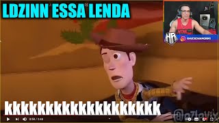 HUDSON AMORIM REAGINDO LDZINN ESSA LENDA  O DIA EM QUE O FREE FIRE PAROU 😳 Levix tu é [upl. by Okika]