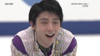 羽生結弦 NHK杯フリー 21607点（総合32240点） Yuzuru Hanyu FS [upl. by Akerdnahs]