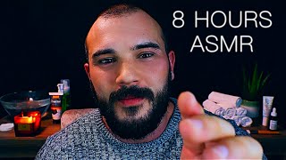 Very Gentle Face Treatment for Sleep 💆🏻‍♂️ ASMR 8 Hours Personal Attention [upl. by Hillegass]