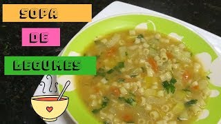 🍵Como Fazer Sopa De Legumes Fácil E Rápido [upl. by Blakely]