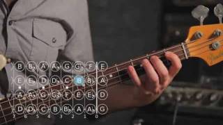 How to Play an F ♯  G Flat Major Scale  Bass Guitar [upl. by Serica]