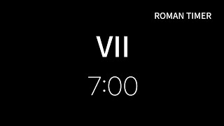 Roman 7 Minute Timer  Roman VII [upl. by Lietman]