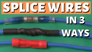 How to splice wires  how to solder how to crimp wire connectors [upl. by Noral383]