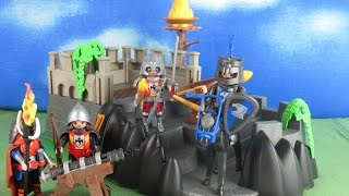 Playmobil Ritter deutsch Bastion Ritterburg der Knights aufbau amp Review [upl. by Tenay]