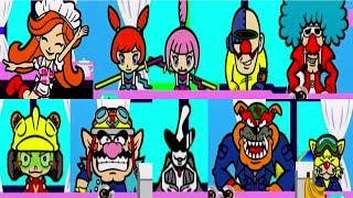 WarioWare Inc Mega Party Game  Full Stage Clear Walkthrough All Characters [upl. by Aliban]