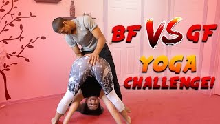 BF VS GF YOGA CHALLENGE [upl. by Delphine724]