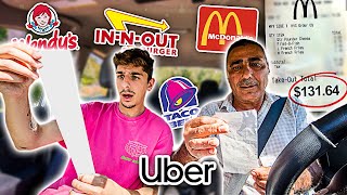 Letting UBER DRIVERS Decide What I EAT for 24 HOURS [upl. by Eneleahs840]