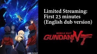 Mobile Suit Gundam NT Narrative Initial 23Minute Streaming EN Dub [upl. by Adnamal709]