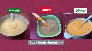 4Months12Months Baby Foods  Baby Food Timetable  Stage 1 Homemade Baby Food Recipes  Faith Vibes [upl. by Delores863]