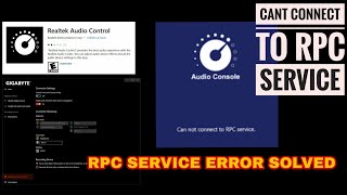 realtek rpcerror Fix Realtek HD Audio Manager Missing from Windows 10  Realtek RPC error solved [upl. by Anyela]