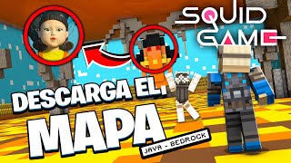 💎EL JUEGO del CALAMAR para MINECRAFT JAVA y BEDROCK DESCARGA  EXPICACION 1171 😱 [upl. by Dysart]