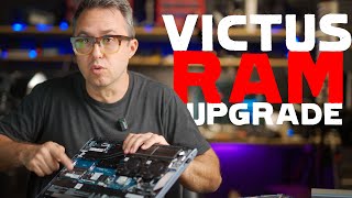 How to Upgrade RAM  HP Victus 156quot Gaming Laptop [upl. by Armand]