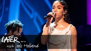 FKA twigs  Cellophane Later With Jools Holland accompanied by Sampha [upl. by Learsiy]