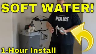 Soft Water System Installation Easy Soft Water How To [upl. by Hgielar]