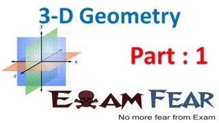 Maths 3 Dimensional Geometry part 1 Introduction CBSE class 12 Mathematics XII [upl. by Siron7]