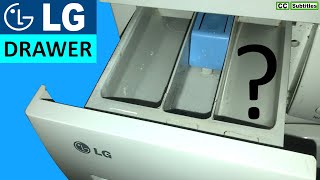 LG Washing Machine Detergent Drawer Symbols amp How to use Detergent amp Fabric Softener Compartments [upl. by Carl]