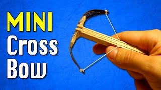 How to make a Mini Crossbow [upl. by Ocsisnarf]