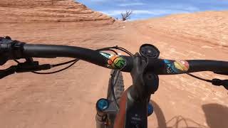 Slick like a rock Mountain biking Slickrock Moab Simply amazing [upl. by Eenert797]