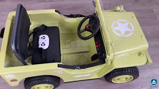 Todoterreno Electrico 4x4 para Niños Jeep Willys 12V [upl. by Ariam601]