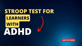 Stroop Test for Learners adhd learning [upl. by Boland]