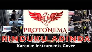 Rinduku Adinda  Protonema  Karaoke Version  Instruments Cover [upl. by Llerot]