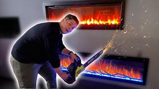 Whats inside an Electric Fireplace Dimplex ignite xl vs amazon fireplace [upl. by Anissej]