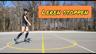 Leren remmen op rolschaatsen voor beginners [upl. by Lewan411]