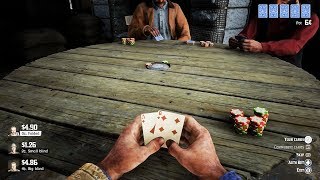 Playing Poker in Red Dead Redemption 2 [upl. by Tolliver]