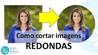 Como cortar imagem REDONDA no PowerPoint [upl. by Jeremie]