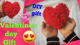 DIY Valentines day Gift Handmade Gift ideaDIY heart [upl. by Sadinoel863]