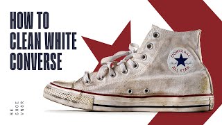 How to Clean White Converse at Home [upl. by Kaitlyn507]