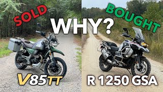 V85TT vs R1250GSA  Why I Sold One and Bought the Other [upl. by Auroora]