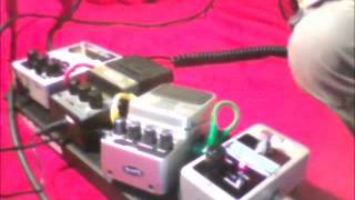 My Pedaltrain Nano Pedalboard amp some fave pedals [upl. by Asiruam]