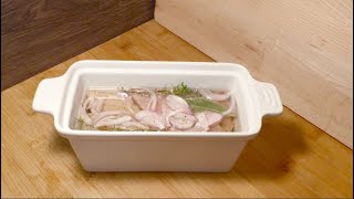 Recette de harengs marinés simple facile et rapide [upl. by Jenei854]